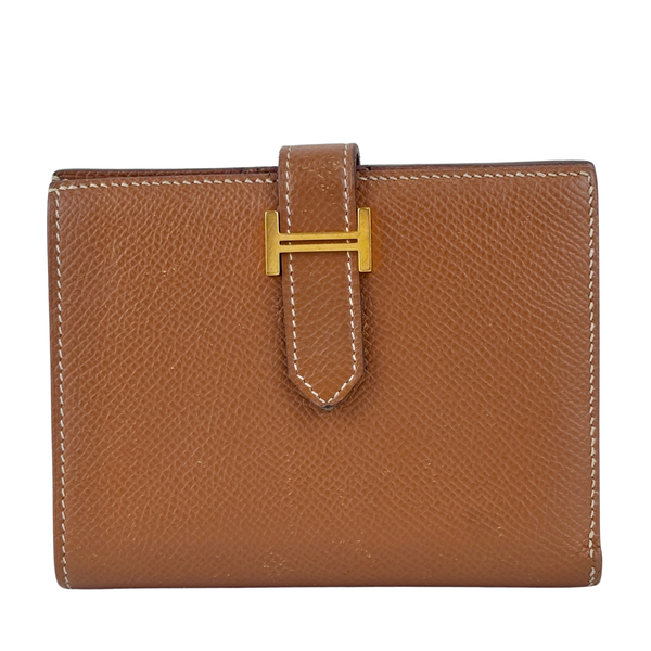 Bearn Compact Wallet in Gold