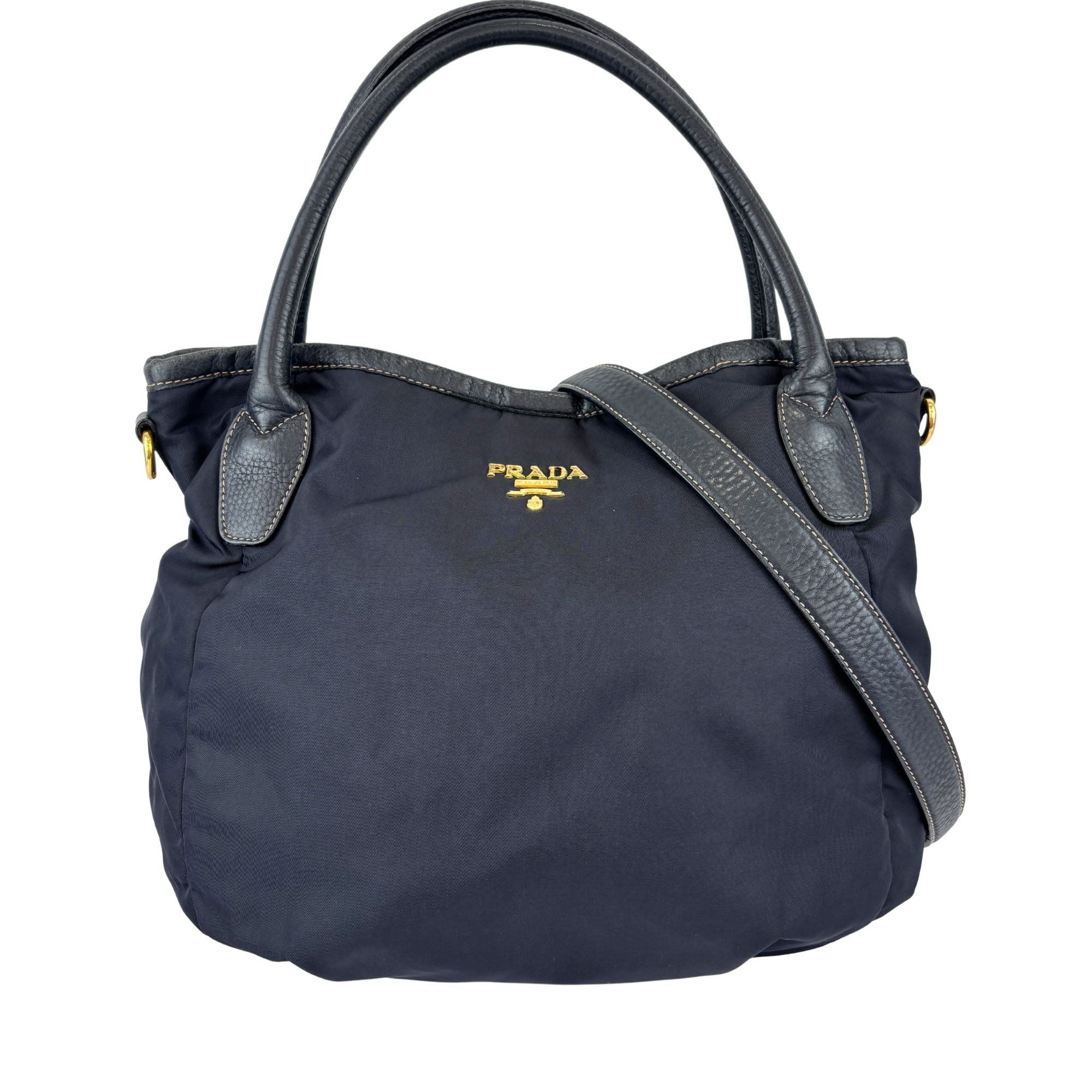 BR4420 Tessuto Nylon Tote in Navy