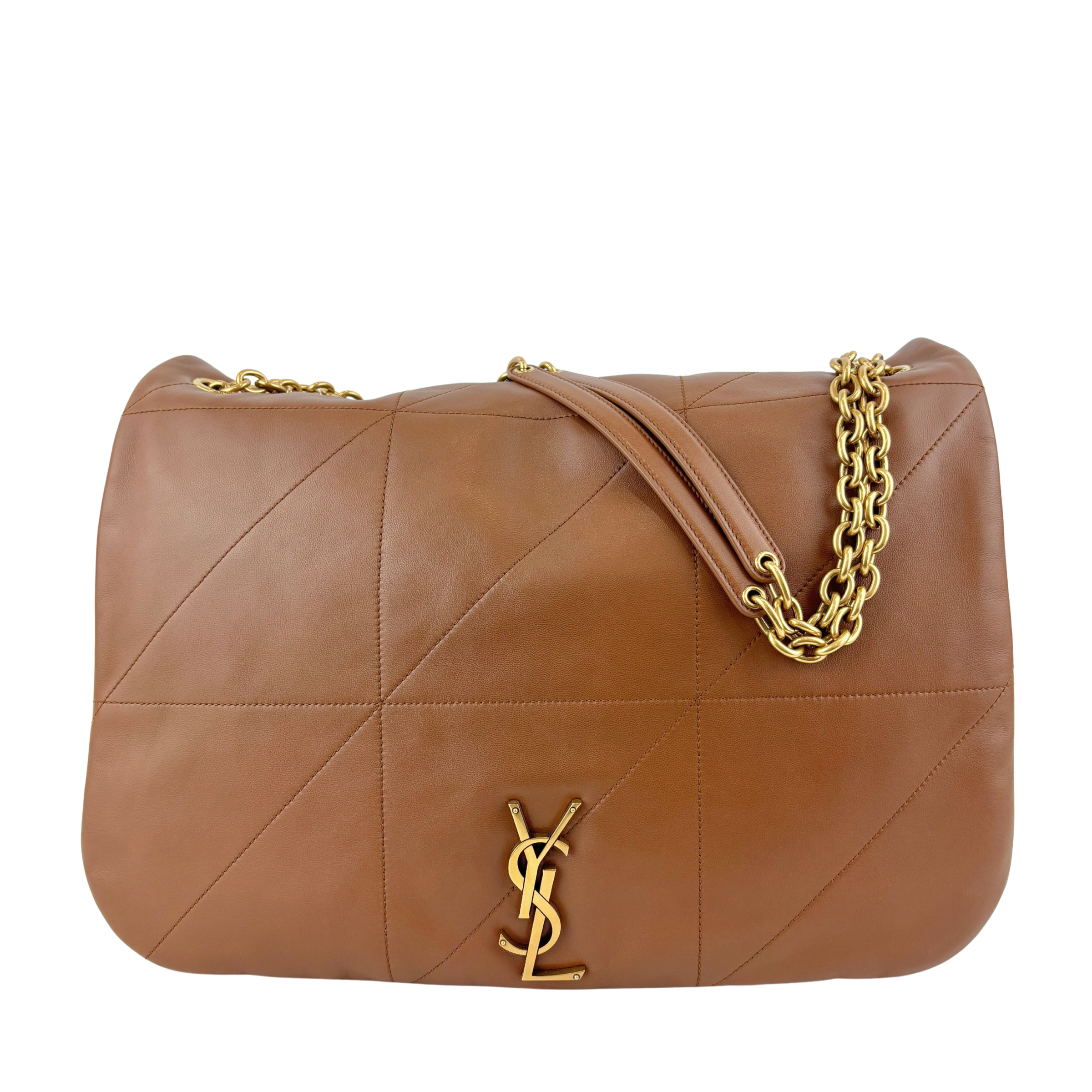 Large Jamie 4.3 Chain Shoulder Bag Light Fox Lambskin Leather&nbsp;