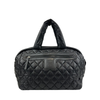 Coco Cocoon Mark Black Nylon Tote Bag