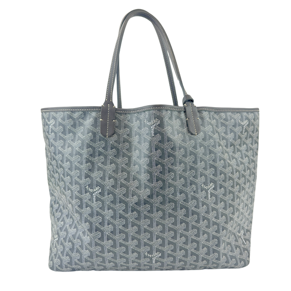 Saint Louis Grey Goyardine Canvas PM Tote Bag