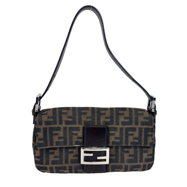 Zucca Tobacco Baguette Shoulder Bag