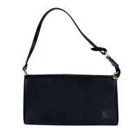 Epi Leather Pochette Accessoires Black