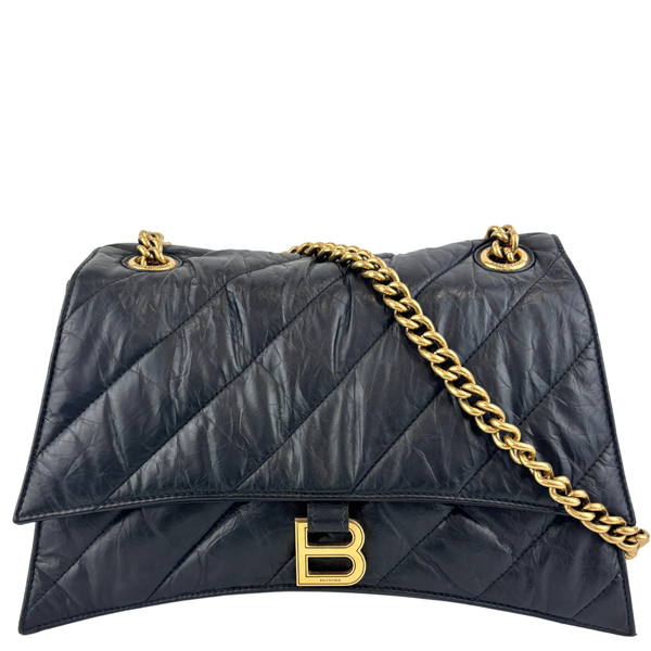 Crush Medium Leather Shoulder Bag
