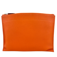Pochette Bazar Medium MM Orange H Togo Leather PHW
