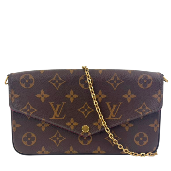 M61276 Pochette Félicie GM Monogram Canvas Fuchsia