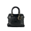 Black Cannage Quilted Leather Granville Tote SHW