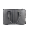 Grey Crossgrain Leather Briefcase&nbsp;