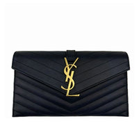 Envelope Clutch in Navy Blue Chevron&nbsp;