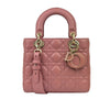 Small ABCDior Pink Cannage Lambskin Bag LGHW