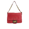 Iridescent Fuchsia Leather Mama Forever Large Flap Shoulder Bag