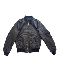 Stud-Detailed Zip-Up Bomber Jacket IT 46