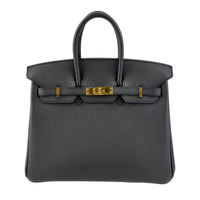 Birkin 25 Black Epsom GHW