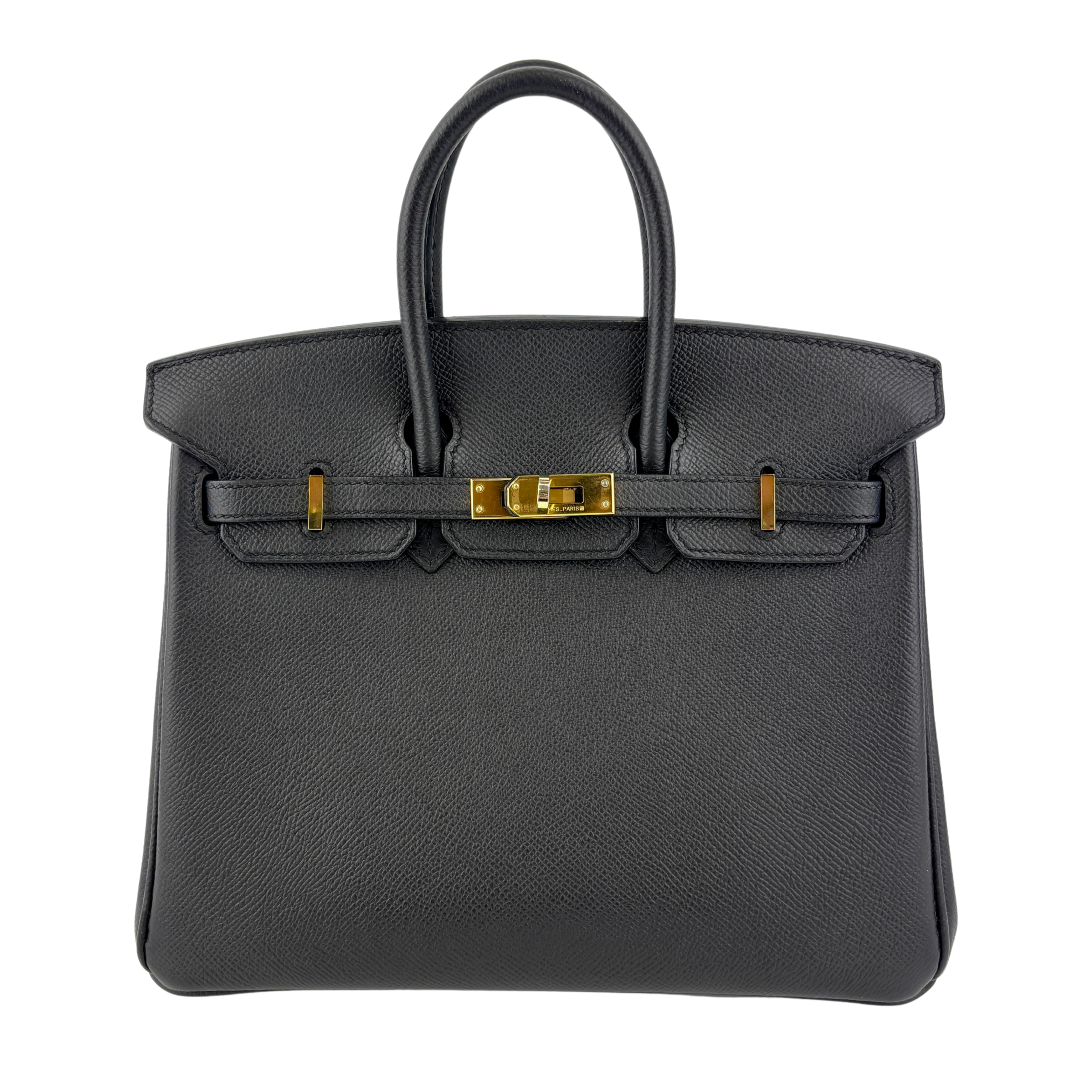Birkin 25 Black Epsom GHW