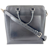 Brooks Epi Leather Tote Bag Black