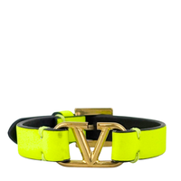 Neon Yellow Vlogo Bracelet