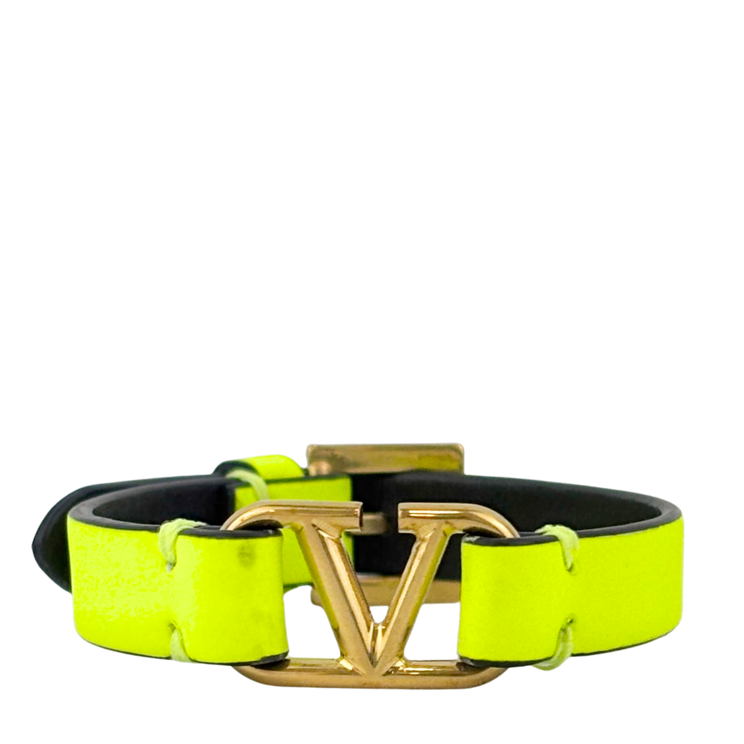 Neon Yellow Vlogo Bracelet