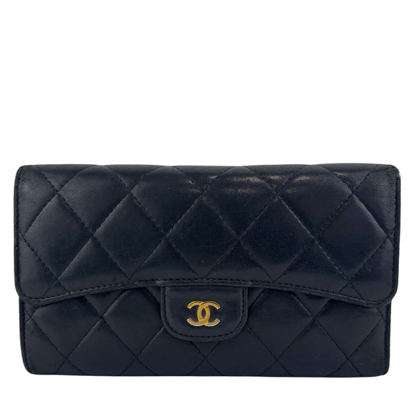 Classic Flap Long Wallet Lambskin GHW