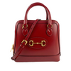 1955 Horsebit Red Top Handle Shoulder Bag&nbsp;