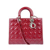 Large Lady Dior in Red Patent SHW