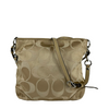 13340 Logo Beige Two-Way Shoulder Bag