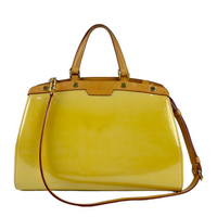 Citrine Monogram Vernis Brea MM Bag