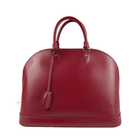 Fuchsia Alma GM Epi Leather Bag