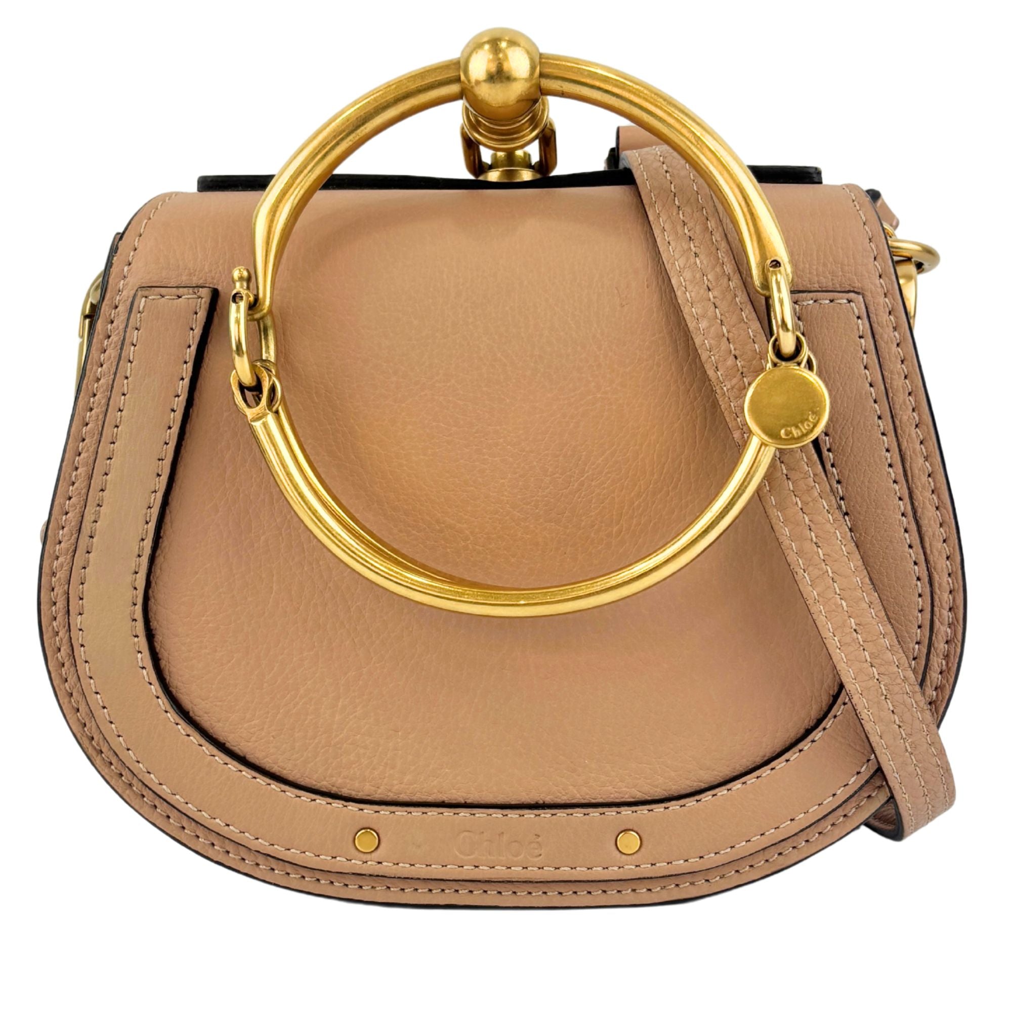 Small Nile Bracelet Bag Biscotti Beige