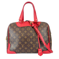 Retiro NM Cerise Monogram Canvas