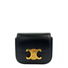 Mini Triomphe Crossbody Black Leather