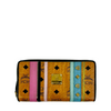 Long Zipped Wallet Cognac