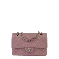 Classic 11.12 Medium Flap Dark Pink Lambskin SHW