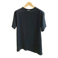 CD Icon Relaxed Fit T Shirt in Black Cotton&nbsp;