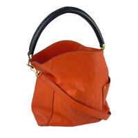 Apricot Bagatelle Monogram Empreinte Leather Bag