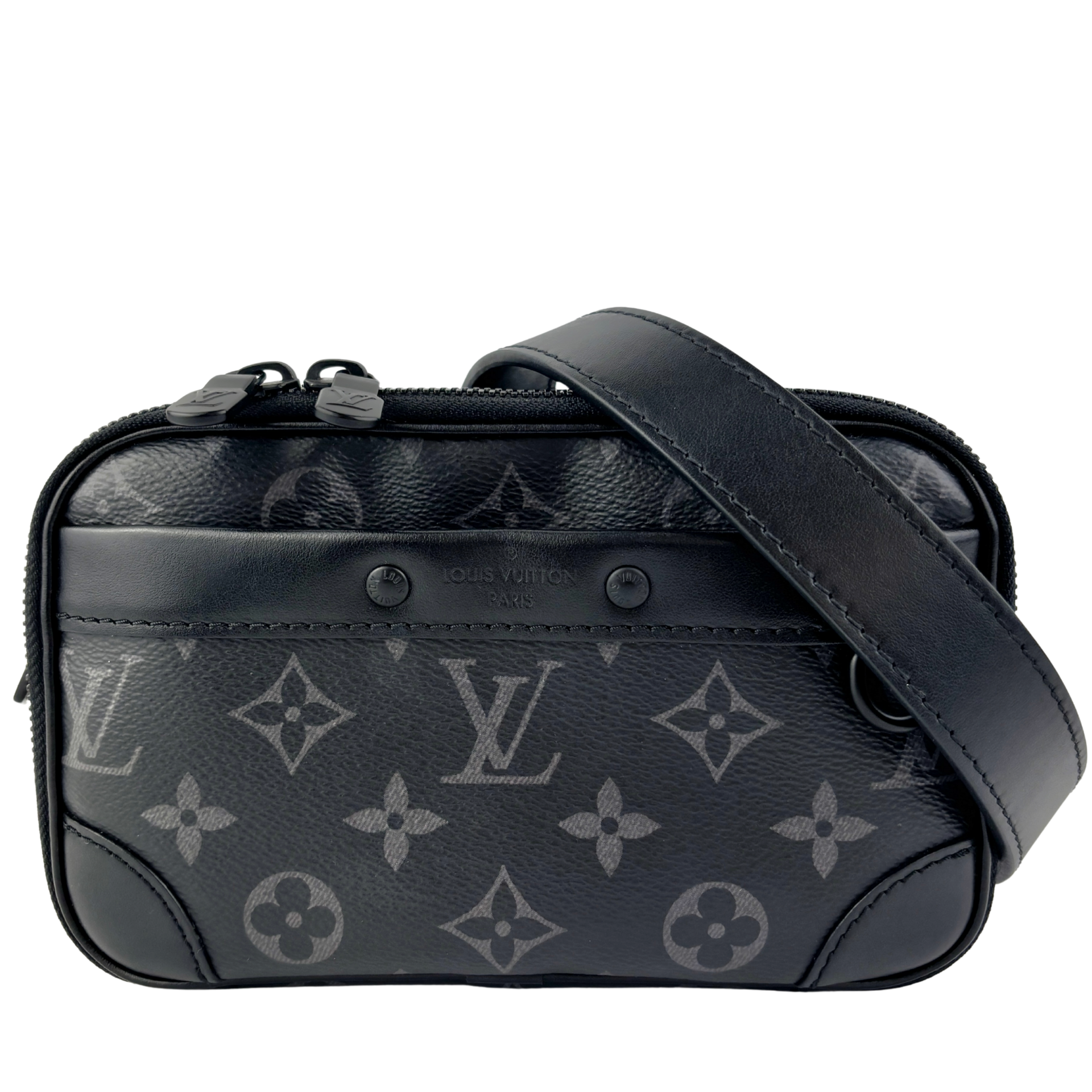 Louis Vuitton M82542 Alpha Wearable Wallet Monogram Eclipse | Glampot