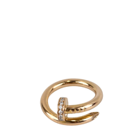 Juste Un Clou Ring, Classic Model, Diamonds, Rose Gold Size 48