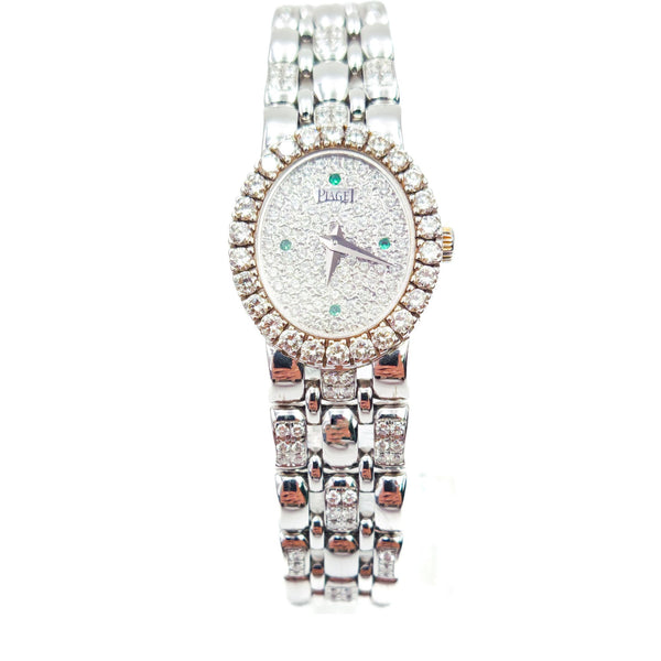 Tradition Ronde Diamond Pavé Quartz