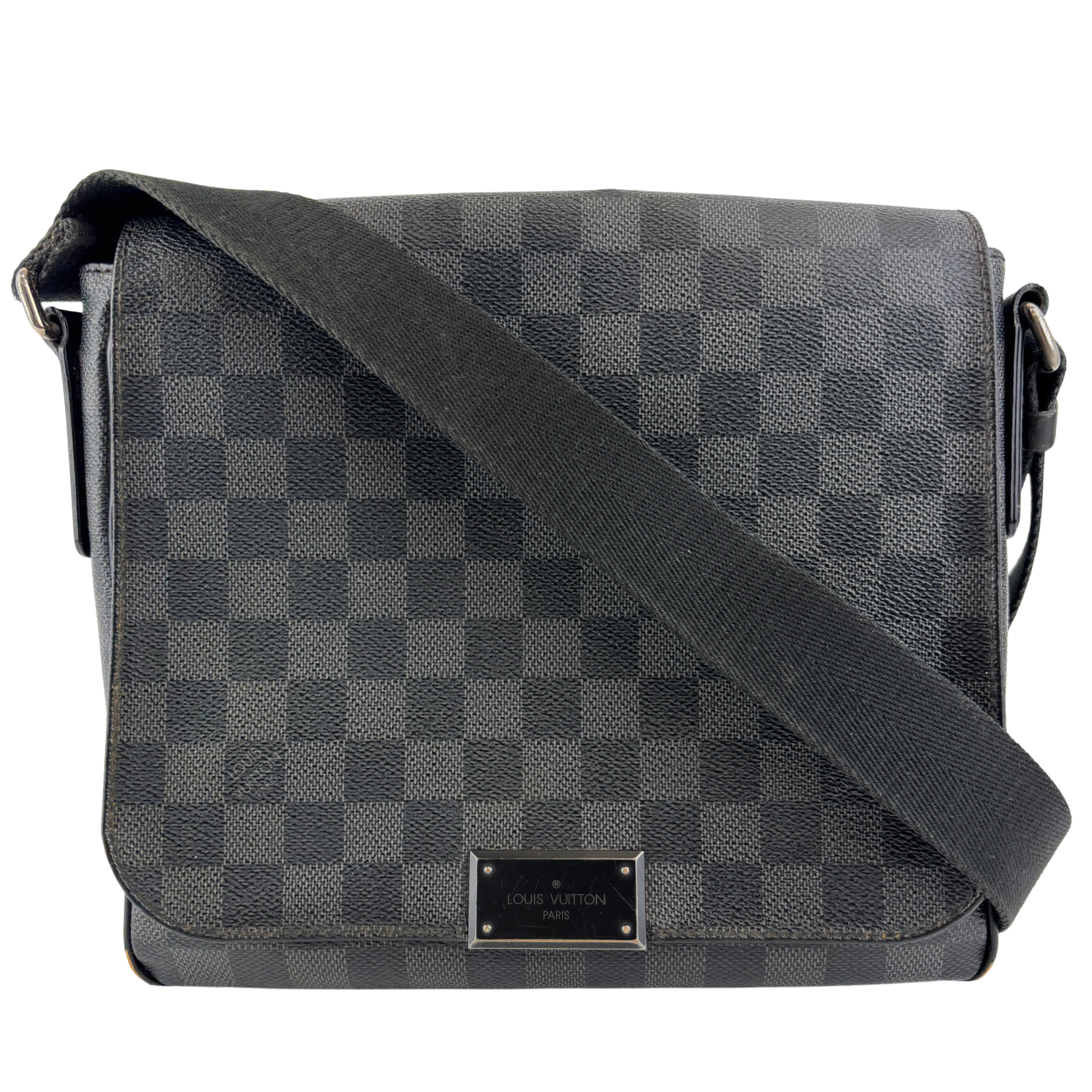 District PM Messenger Damier Graphite Bag
