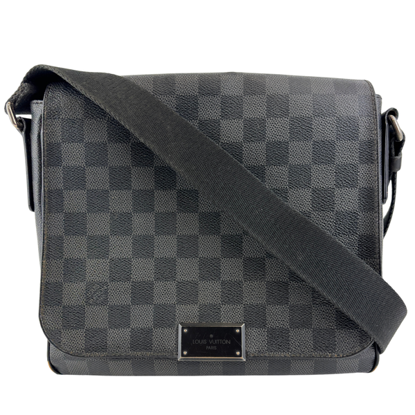 District PM Messenger Damier Graphite Bag
