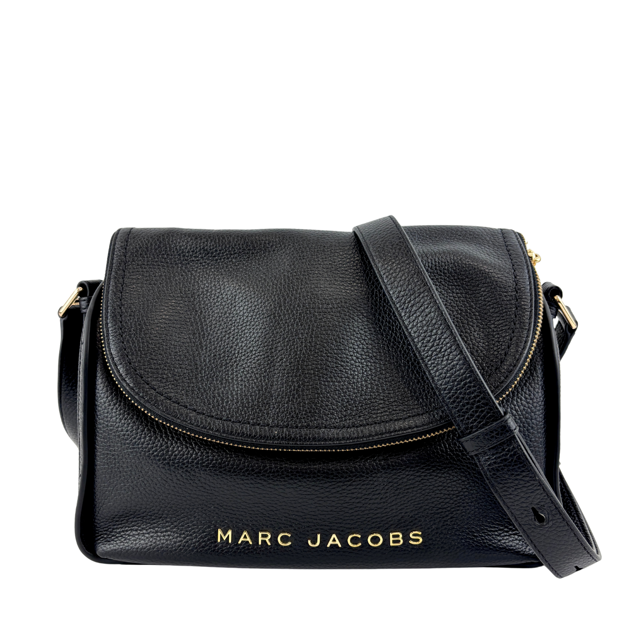 The Groove Black Leather Bag