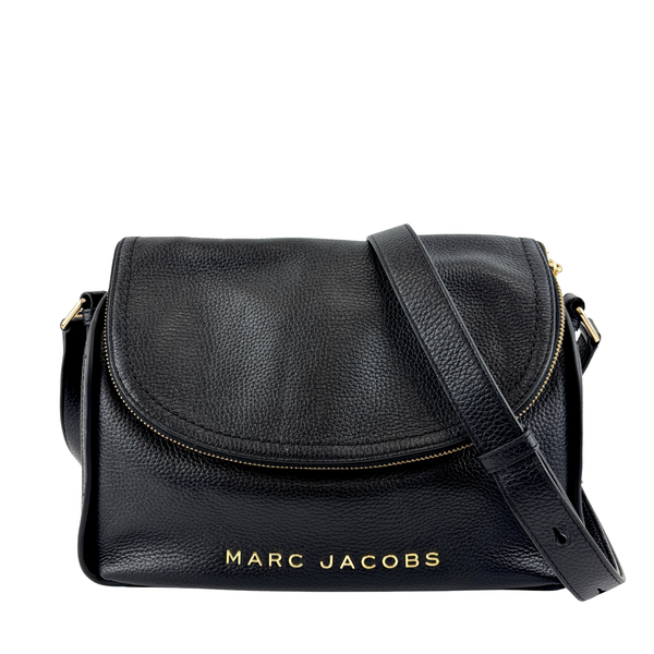 The Groove Black Leather Bag