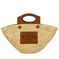 Beach Bag Raffia and Leather
