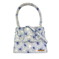 Le Grand Chiquito Bag In Print Blue Flowers
