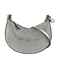 Mini Fendigraphy Crystal FF/Vitello Laminato Suede