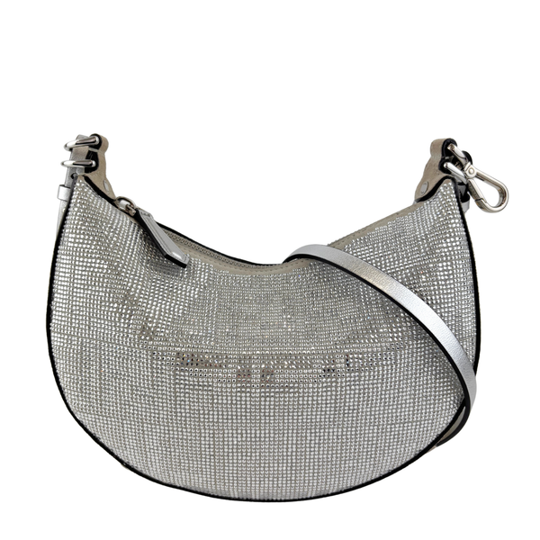 Mini Fendigraphy Crystal FF/Vitello Laminato Suede