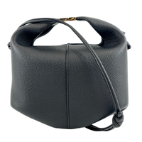 Beri Crossbody Bag Black Grained Calfskin