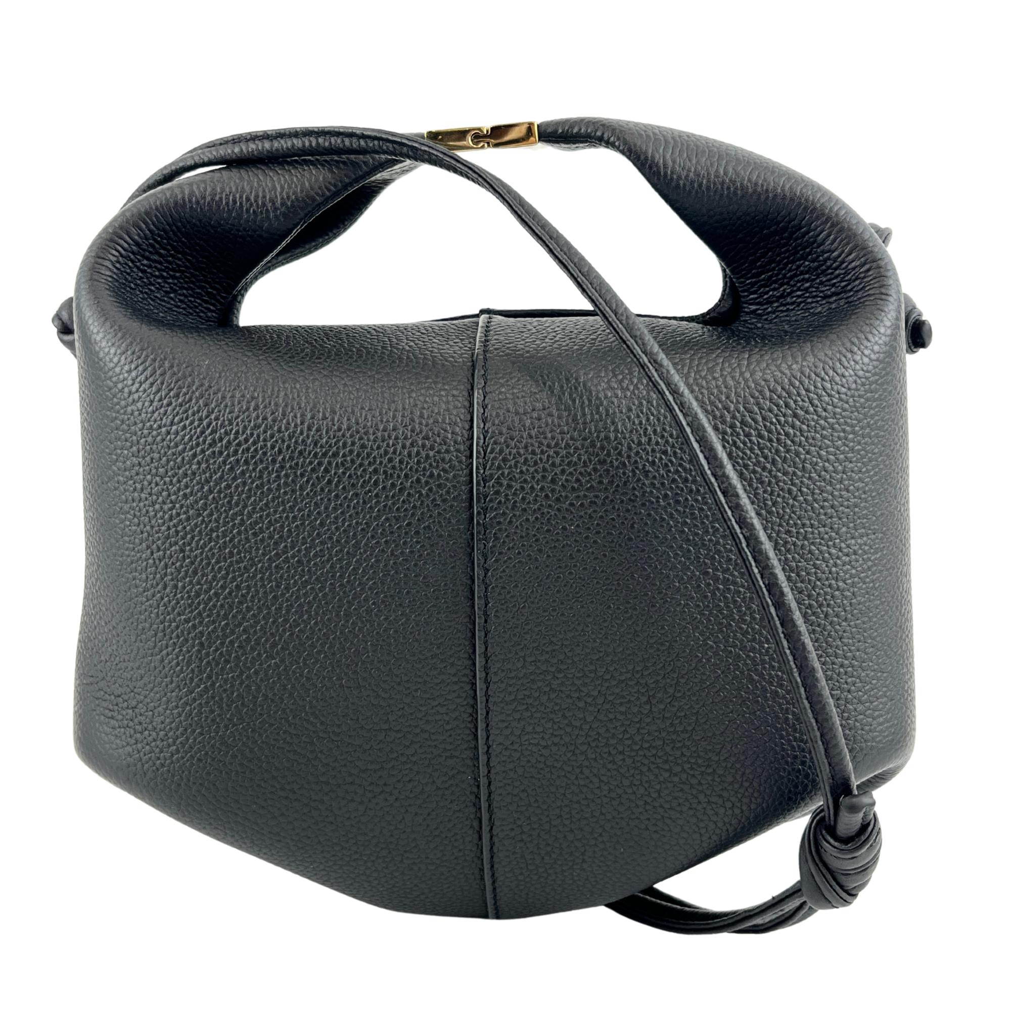 Beri Crossbody Bag Black Grained Calfskin