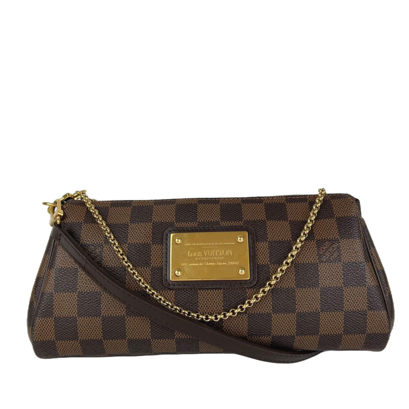 Eva Shoulder Bag in Damier Ebene