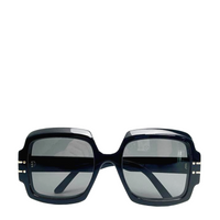 Signature S1U Black Square Oversized Sunglasses 10A0 *355 22 140