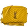 Yellow Chevron Quilted Lou Camera Bag